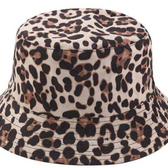 Leopard Print Bucket Hat - Picture 1 of 3